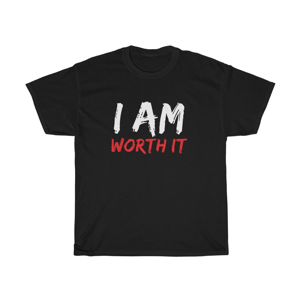 Men I AM Worth It Heavy Cotton Tee Men I AM Worth It Heavy Cotton Tee