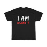 Men I AM Worth It Heavy Cotton Tee Men I AM Worth It Heavy Cotton Tee
