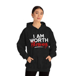 I AM Worth Blessings Hooded Sweatshirt I AM Worth Blessings Hooded Sweatshirt