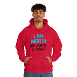 I Am Worth My Hustle & Grind - Unisex Hooded Sweatshirt (White) I Am Worth My Hustle & Grind - Unisex Hooded Sweatshirt (White)