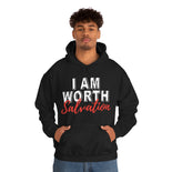 I AM Worth Salvation Hooded Sweatshirt I AM Worth Salvation Hooded Sweatshirt