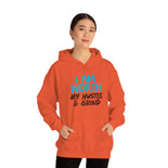 I Am Worth My Hustle & Grind - Unisex Hooded Sweatshirt (White) I Am Worth My Hustle & Grind - Unisex Hooded Sweatshirt (White)