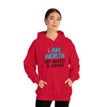 I Am Worth My Hustle & Grind - Unisex Hooded Sweatshirt (White) I Am Worth My Hustle & Grind - Unisex Hooded Sweatshirt (White)