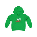 I Am Worth It Youth Hooded Sweatshirt I Am Worth It Youth Hooded Sweatshirt