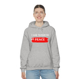 I AM Worth My Peace Hooded Sweatshirt I AM Worth My Peace Hooded Sweatshirt