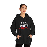I AM Worth Love Hooded Sweatshirt I AM Worth Love Hooded Sweatshirt