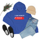 I AM Worth My Peace Hooded Sweatshirt I AM Worth My Peace Hooded Sweatshirt