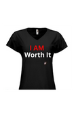 I AM Worth It T-Shirt (Black) New Design