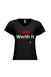 I AM Worth It T-Shirt (Black) New Design