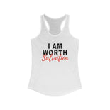 I AM Worth Salvation Women's Ideal Racerback Tank